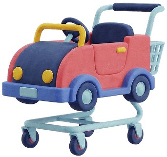 Einkaufswagen für Kinder